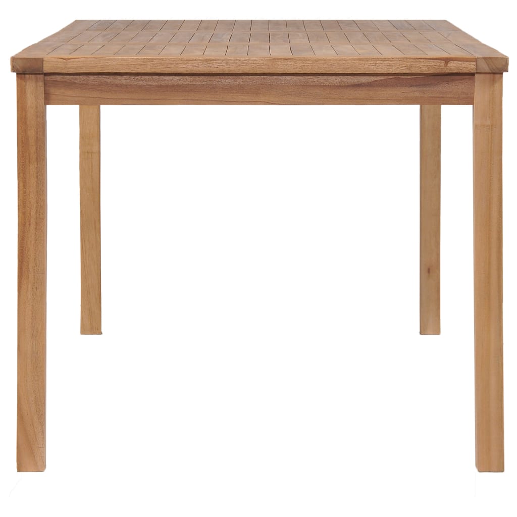 vidaXL Outdoor Dining Table Patio Table Garden Porch Furniture Solid Teak Wood