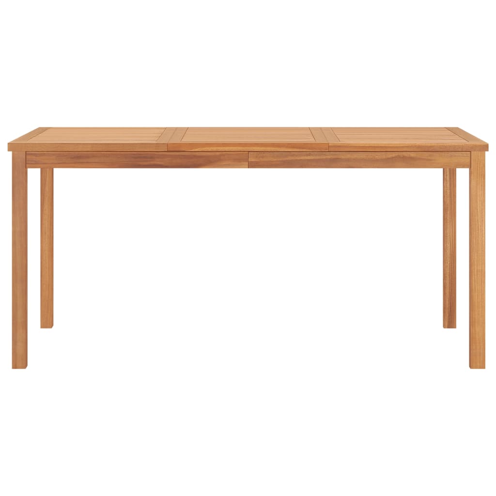 vidaXL Outdoor Dining Table Patio Table Garden Porch Furniture Solid Teak Wood