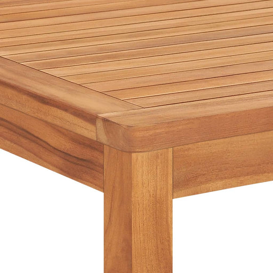 vidaXL Outdoor Dining Table Patio Table Garden Porch Furniture Solid Teak Wood